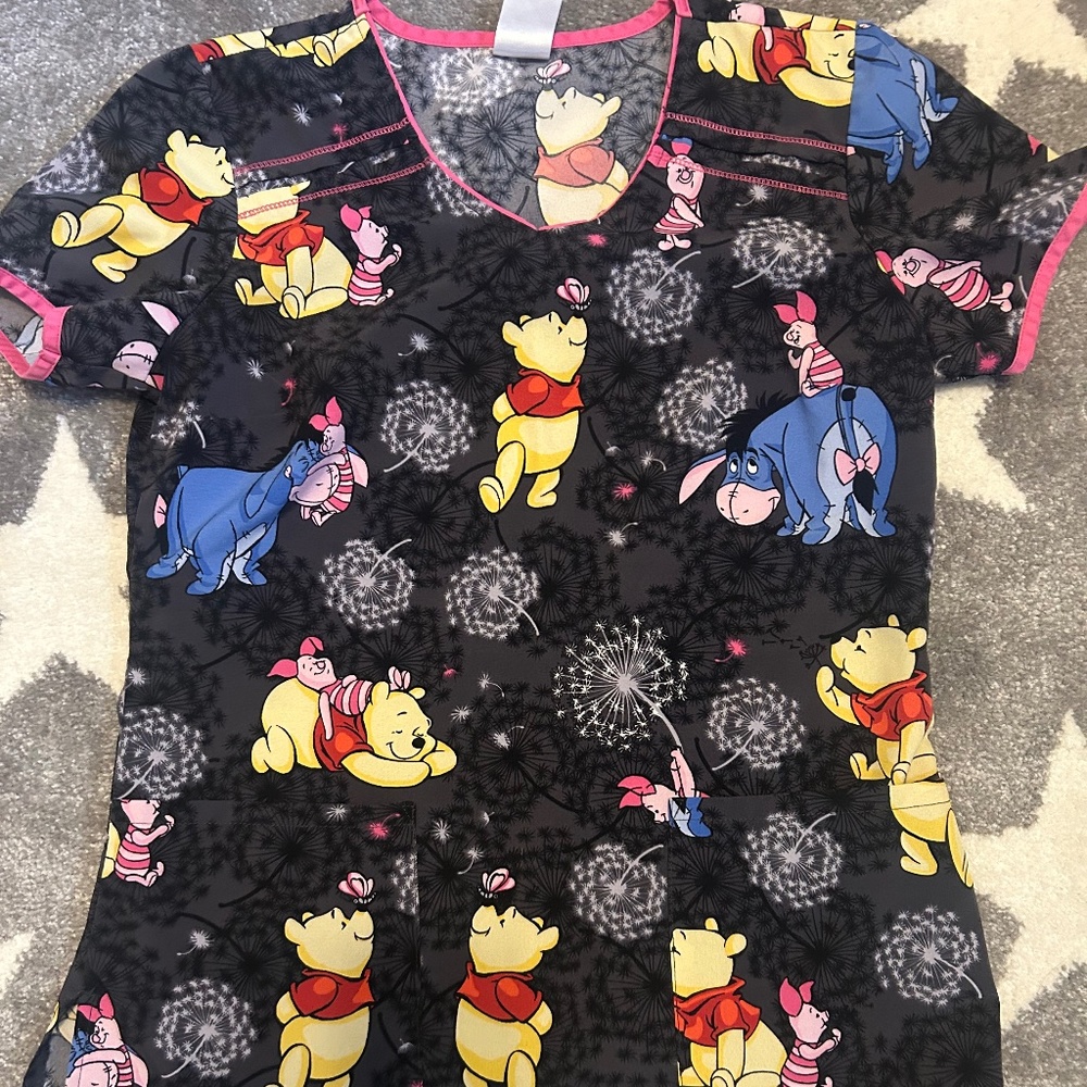 Winnie the Pooh scrub top